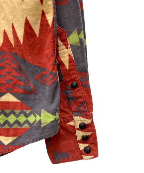 POLO JEANS CO.（ポロジーンズカンパニー）POLO JEANS CO. (ポロジーンズカンパニー) ネイティブ柄ヴィンテージフランネルシャツ サイズ:X-LARGEの古着・服飾アイテム