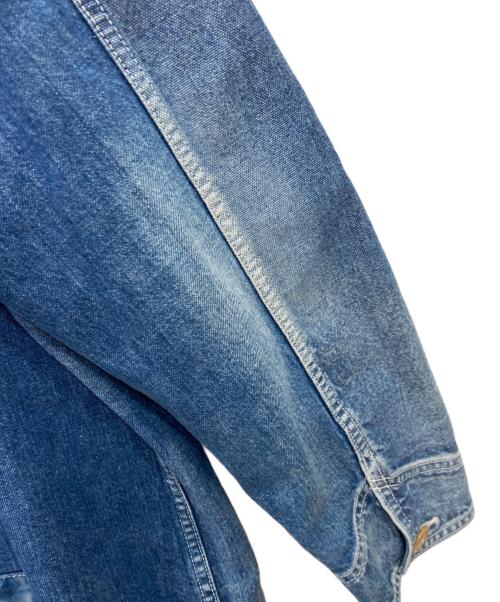 FDMTL（ファンダメンタル）FDMTL (ファンダメンタル) パッチワークカバーオール インディゴ サイズ:5の古着・服飾アイテム