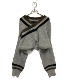 soduk（スドーク）の古着「up side down knit top」｜グレー