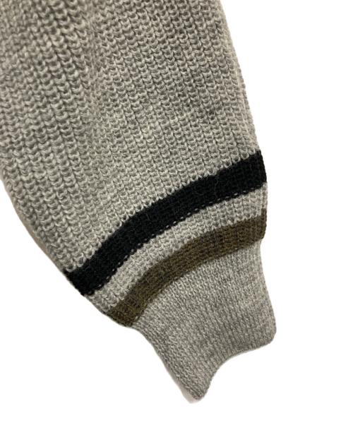 soduk（スドーク）soduk (スドーク) up side down knit top グレー サイズ:不明の古着・服飾アイテム