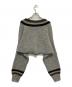 soduk (スドーク) up side down knit top グレー サイズ:不明：8000円