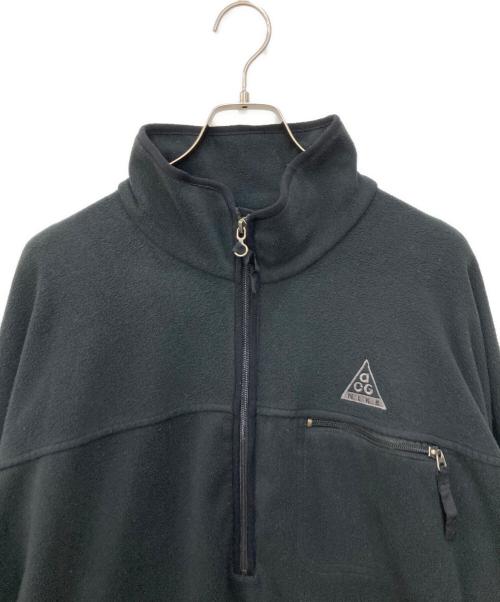 NIKE ACG（ナイキエーシージー）NIKE ACG (ナイキエーシージー) 90'sハーフジップフリース ブラック サイズ:Ｍの古着・服飾アイテム