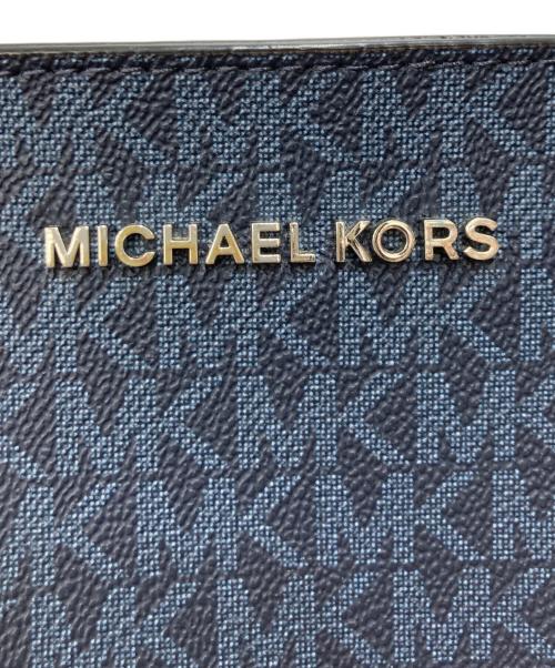 MICHAEL KORS（マイケル・コース）MICHAEL KORS (マイケル・コース) トートバッグ ネイビーの古着・服飾アイテム