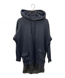 DIESEL（ディーゼル）の古着「フーデットワンピース」｜ブラック