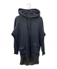 中古・古着通販】DIESEL (ディーゼル) パーカーワンピース ブラック