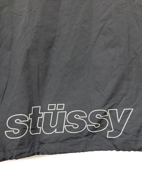stussy（ステューシー）stussy (ステューシー) アノラックパーカー ブラック×ピンク サイズ:Sの古着・服飾アイテム