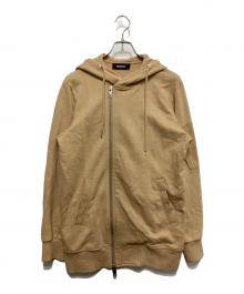 DIESEL（ディーゼル）の古着「ジップパーカー」｜ベージュ