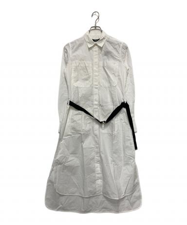 中古・古着通販】DIESEL (ディーゼル) シャツワンピース ホワイト