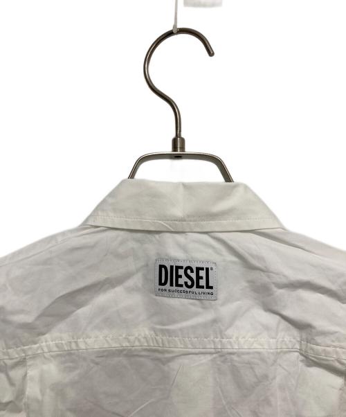 DIESEL（ディーゼル）DIESEL (ディーゼル) シャツワンピース ホワイト サイズ:XS 未使用品の古着・服飾アイテム