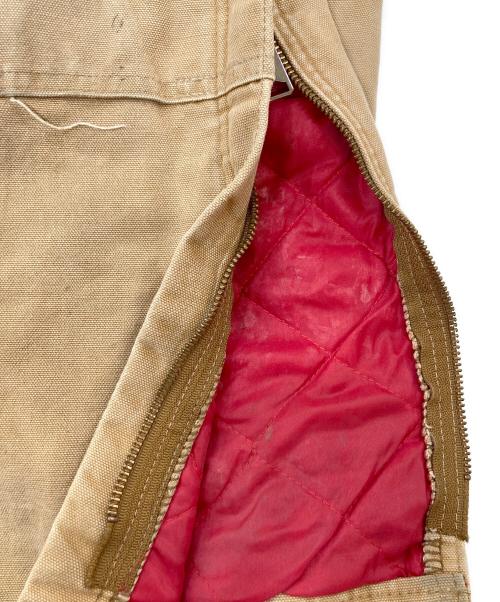 CarHartt（カーハート）CarHartt (カーハート) キルティングダブルニーオーバーオール ベージュ サイズ:38×30の古着・服飾アイテム