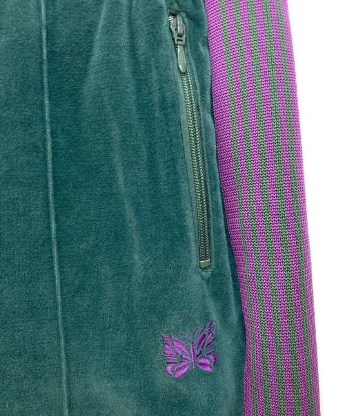 Needles（ニードルズ）Needles (ニードルズ) ベロアトラックパンツ グリーン サイズ:Lの古着・服飾アイテム