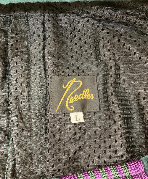 Needles（ニードルズ）Needles (ニードルズ) ベロアトラックパンツ グリーン サイズ:Lの古着・服飾アイテム