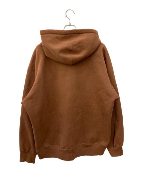 SUPREME（シュプリーム）Supreme (シュプリーム) Small Box Zip Up Hooded Sweatshirt ブラウン サイズ:ⅩLargeの古着・服飾アイテム