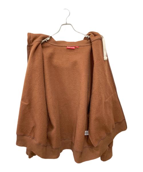 SUPREME（シュプリーム）Supreme (シュプリーム) Small Box Zip Up Hooded Sweatshirt ブラウン サイズ:ⅩLargeの古着・服飾アイテム