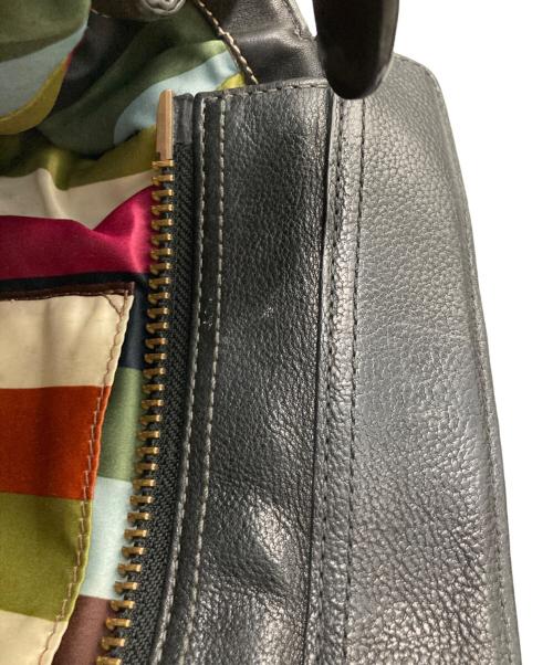 COACH（コーチ）COACH (コーチ) ターンロックサッチェルショルダーバッグ ブラックの古着・服飾アイテム