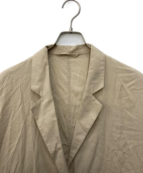 Spick and Span（スピック＆スパン）Spick and Span (スピック＆スパン) シアーコットンツイルルーズジャケット ベージュ サイズ:FREEの古着・服飾アイテム