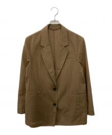 Spick and Span（スピック＆スパン）の古着「ドライシアークロス2Bジャケット」｜ブラウン