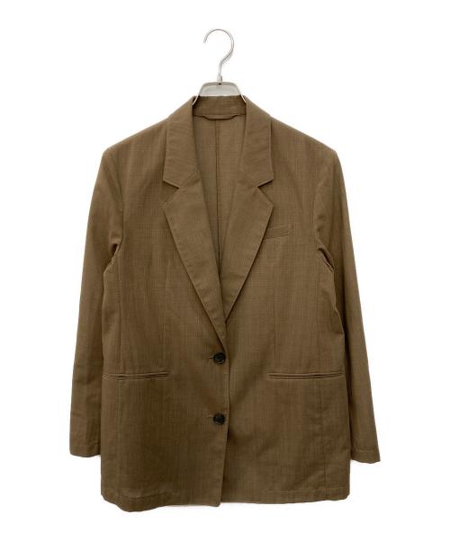 Spick and Span（スピック＆スパン）Spick and Span (スピック＆スパン) ドライシアークロス2Bジャケット ブラウン サイズ:FREEの古着・服飾アイテム