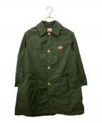 DANTONダントン）の古着「ナイロンタフタ ステンカラーコート」｜グリーン