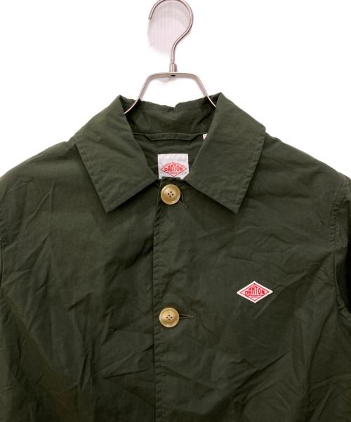 DANTON（ダントン）DANTON (ダントン) ナイロンタフタ ステンカラーコート グリーン サイズ:SIZE 36の古着・服飾アイテム