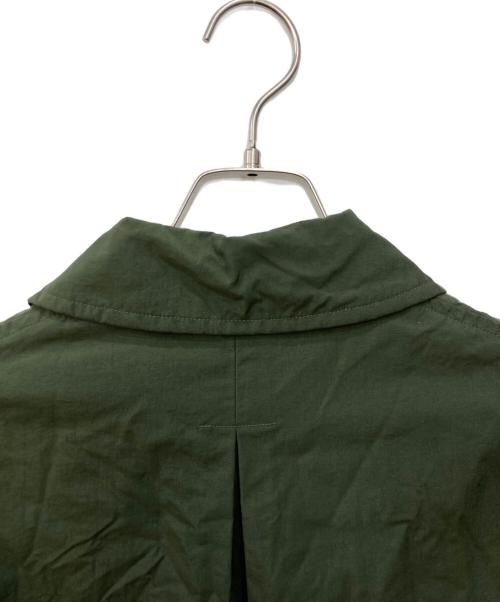 DANTON（ダントン）DANTON (ダントン) ナイロンタフタ ステンカラーコート グリーン サイズ:SIZE 36の古着・服飾アイテム