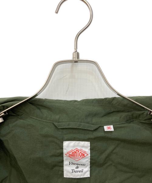 DANTON（ダントン）DANTON (ダントン) ナイロンタフタ ステンカラーコート グリーン サイズ:SIZE 36の古着・服飾アイテム