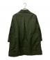 DANTON (ダントン) ナイロンタフタ ステンカラーコート グリーン サイズ:SIZE 36：6000円