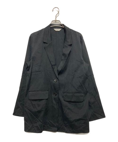 Demi-Luxe Beams（デミルクス ビームス）Demi-Luxe BEAMS (デミルクス ビームス) フィブリル ソフトジャケット ブラック サイズ:38の古着・服飾アイテム