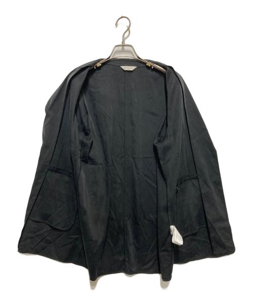 Demi-Luxe Beams（デミルクス ビームス）Demi-Luxe BEAMS (デミルクス ビームス) フィブリル ソフトジャケット ブラック サイズ:38の古着・服飾アイテム