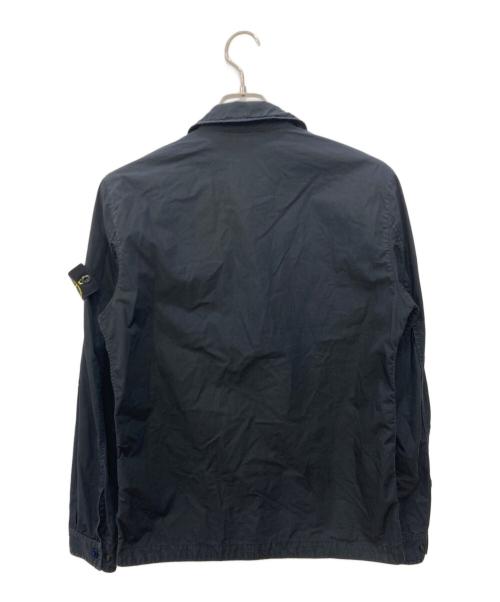 STONE ISLAND（ストーンアイランド）STONE ISLAND (ストーンアイランド) Zip Up Over Shirts Jacket ブラック サイズ:Sの古着・服飾アイテム