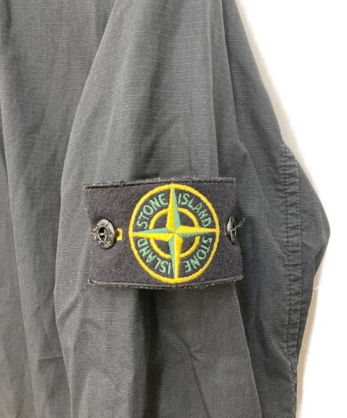 STONE ISLAND（ストーンアイランド）STONE ISLAND (ストーンアイランド) Zip Up Over Shirts Jacket ブラック サイズ:Sの古着・服飾アイテム