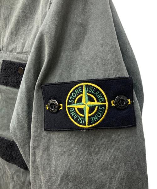 STONE ISLAND（ストーンアイランド）STONE ISLAND (ストーンアイランド) Garment Dyed Multi Pocket Jacket グリーン サイズ:Sの古着・服飾アイテム
