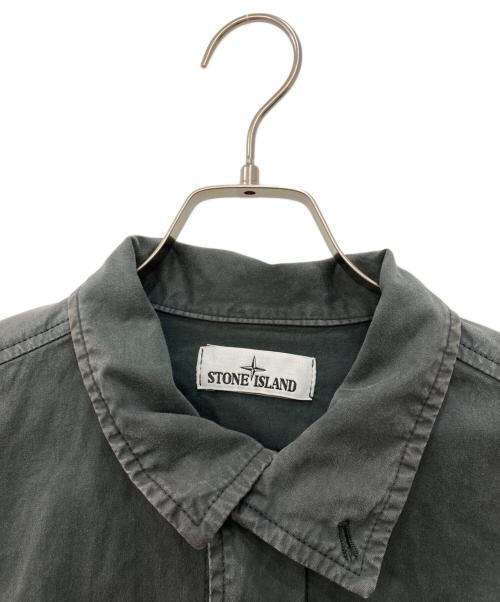 STONE ISLAND（ストーンアイランド）STONE ISLAND (ストーンアイランド) Garment Dyed Multi Pocket Jacket グリーン サイズ:Sの古着・服飾アイテム