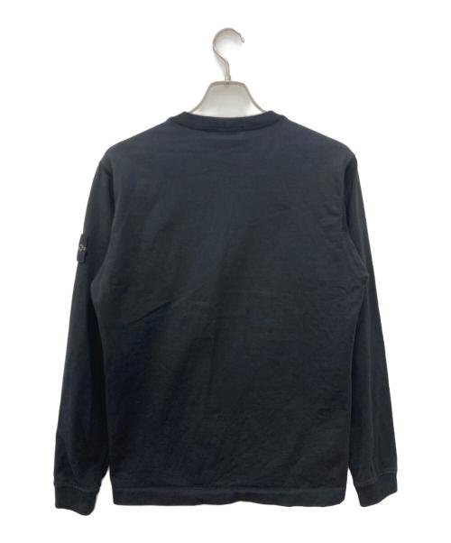 STONE ISLAND（ストーンアイランド）STONE ISLAND (ストーンアイランド) CREW NECK SWEAT SHIRT ブラック サイズ:Sの古着・服飾アイテム