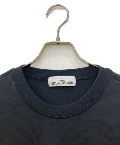 STONE ISLAND（ストーンアイランド）STONE ISLAND (ストーンアイランド) CREW NECK SWEAT SHIRT ブラック サイズ:Sの古着・服飾アイテム