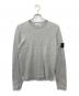 STONE ISLAND（ストーンアイランド）の古着「ロゴパッチクルーネックジャンパー ニット」｜グレー