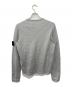 STONE ISLAND (ストーンアイランド) ロゴパッチクルーネックジャンパー ニット グレー サイズ:S：15000円