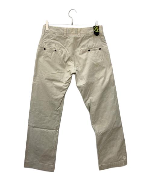 STONE ISLAND（ストーンアイランド）STONE ISLAND (ストーンアイランド) コンパスワッペンチノトラウザー ベージュ サイズ:44の古着・服飾アイテム