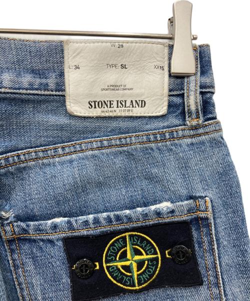 STONE ISLAND（ストーンアイランド）STONE ISLAND (ストーンアイランド) デニムパンツ インディゴ サイズ:W28の古着・服飾アイテム