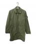 STONE ISLAND（ストーンアイランド）の古着「MICRO REPS MAC サイドロゴパッチ ステンカラーコート」｜グリーン