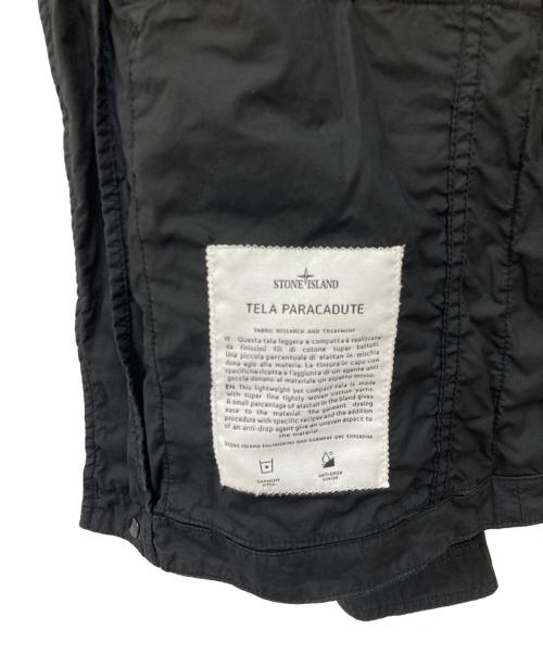 STONE ISLAND（ストーンアイランド）STONE ISLAND (ストーンアイランド) Tela Paracadute Multipocket Overshirt ブラック サイズ:Xの古着・服飾アイテム