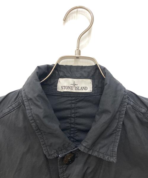 STONE ISLAND（ストーンアイランド）STONE ISLAND (ストーンアイランド) Tela Paracadute Multipocket Overshirt ブラック サイズ:Xの古着・服飾アイテム