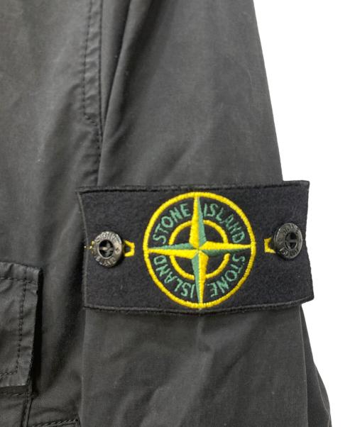 STONE ISLAND（ストーンアイランド）STONE ISLAND (ストーンアイランド) ZIP SHIRTS BLOUSON ブラック サイズ:Sの古着・服飾アイテム