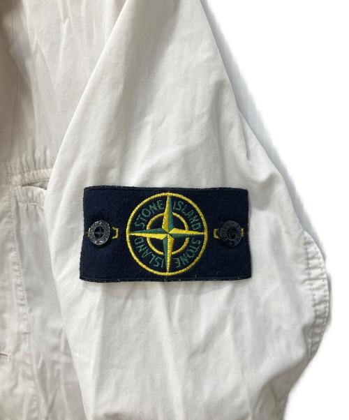 STONE ISLAND（ストーンアイランド）STONE ISLAND (ストーンアイランド) Garment Dyed Button Blazer Jacket ホワイト サイズ:Sの古着・服飾アイテム