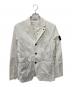 STONE ISLAND（ストーンアイランド）の古着「Garment Dyed Button Blazer Jacket」｜ホワイト