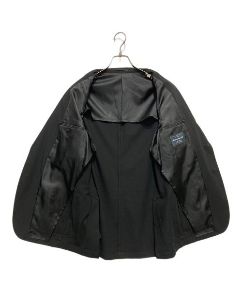 RING JACKET（リングジャケット）RING JACKET (リングジャケット) 金釦テーラードジャケット ブラック サイズ:Lの古着・服飾アイテム