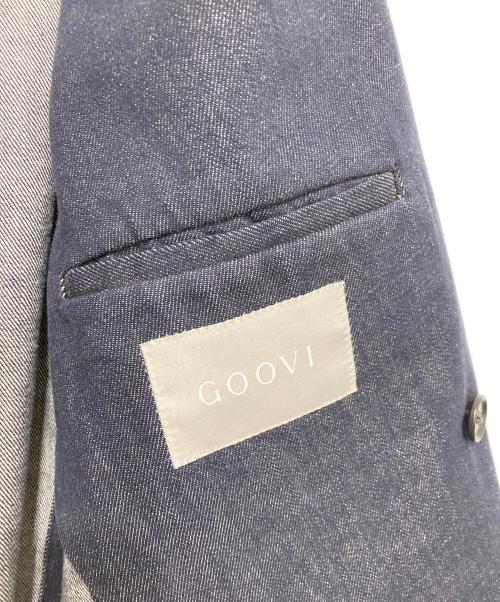 GOOVI（グービ）goovi (グービ) ダブルデニムジャケット インディゴ サイズ:2の古着・服飾アイテム