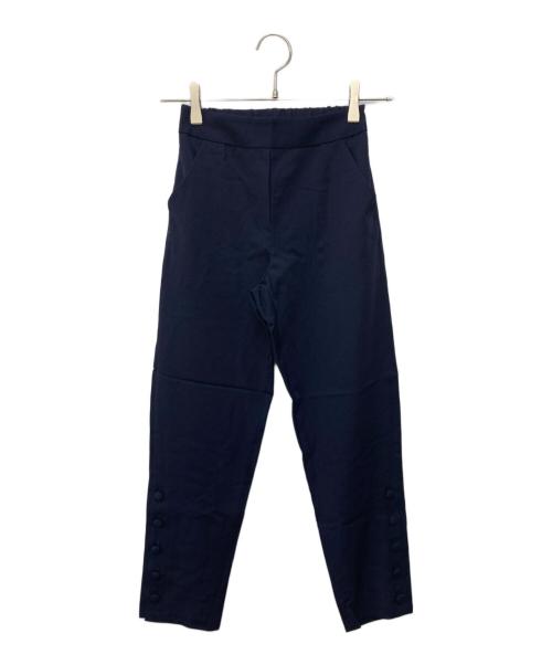 JENNE（ジェンヌ）JENNE (ジェンヌ) サイドボタンサマーパンツ ネイビー サイズ:XSの古着・服飾アイテム