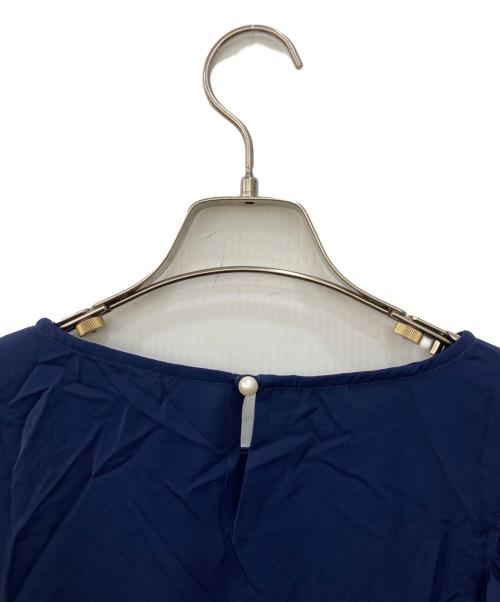 JENNE（ジェンヌ）JENNE (ジェンヌ) 袖パールドレスプルオーバー ネイビー サイズ:S 未使用品の古着・服飾アイテム