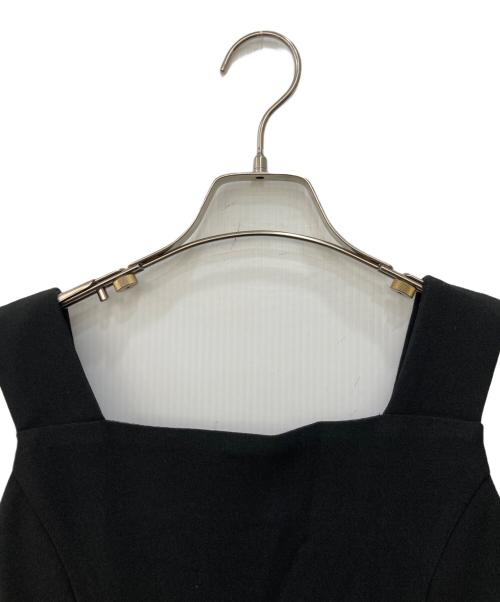 JENNE（ジェンヌ）JENNE (ジェンヌ) リトルブラック 裾リボンワンピース ブラック サイズ:S 未使用品の古着・服飾アイテム